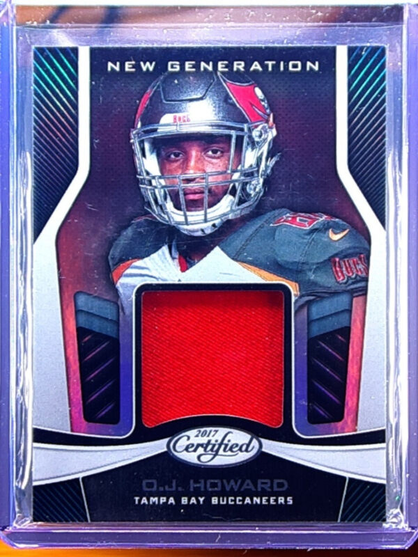 2017 Panini Certified O.J. Howard MEM #NG-OJH Buccaneers New Generation Jerseys
