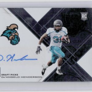 2017 Panini Elite Draft Picks De'Angelo Henderson Auto #287 Chanticleers Draft P