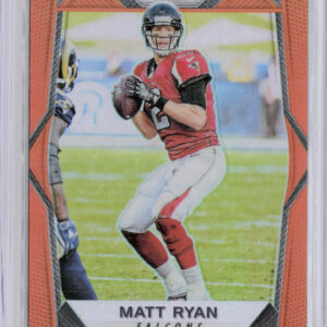 2017 Panini Prizm Matt Ryan Prizm Orange SN275 #8 Falcons