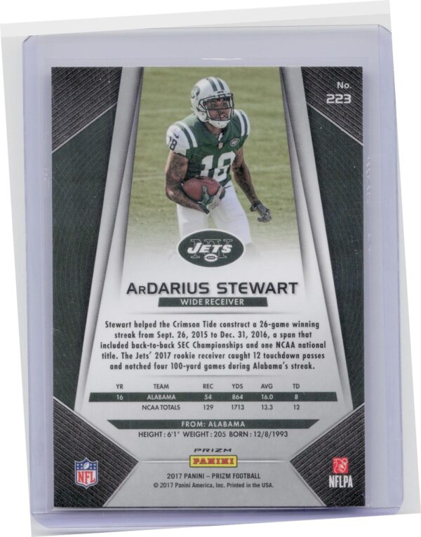 2017 Prizm ArDarius Stewart Prizm #223 Jets - Image 3