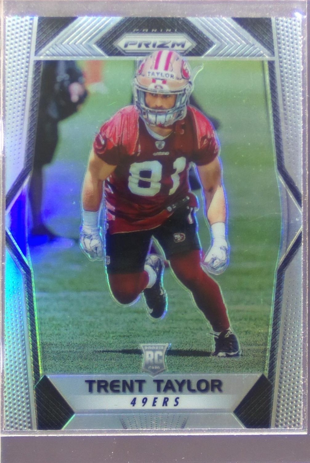 2017 Prizm Trent Taylor RC Prizm SIlver #268 49ers