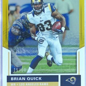 2017 Score Brian Quick Gold Zone /50 #43 Rams