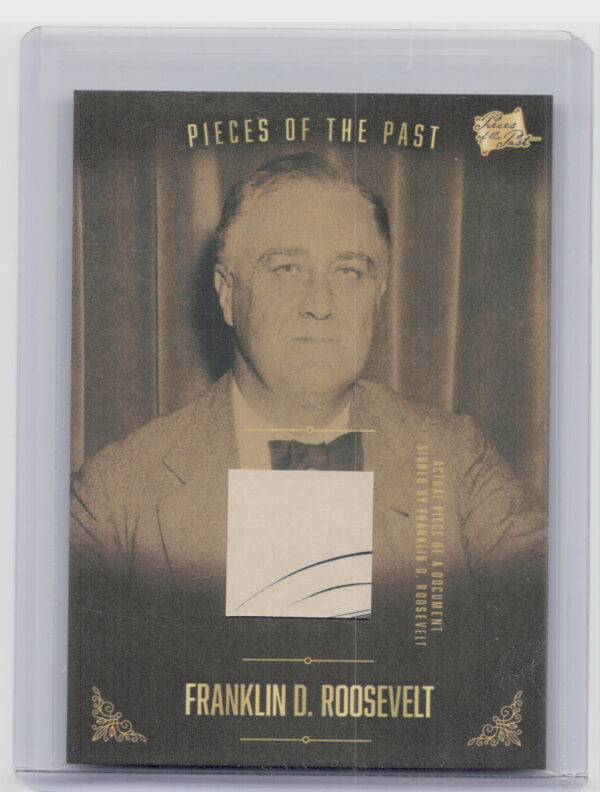2017 The Bar Pieces of the Past Franklin D. Roosevelt