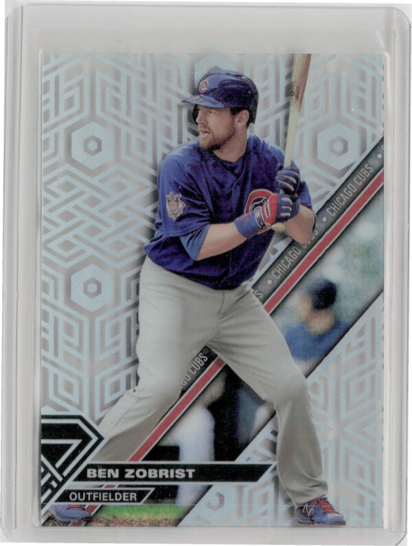 2017 Topps High Tek Ben Zobrist Chainlink Hexagons #HT-BZ Cubs
