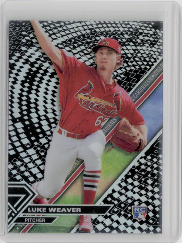 2017 Topps High Tek Luke Weaver Blackout #HT-LW Cardinals