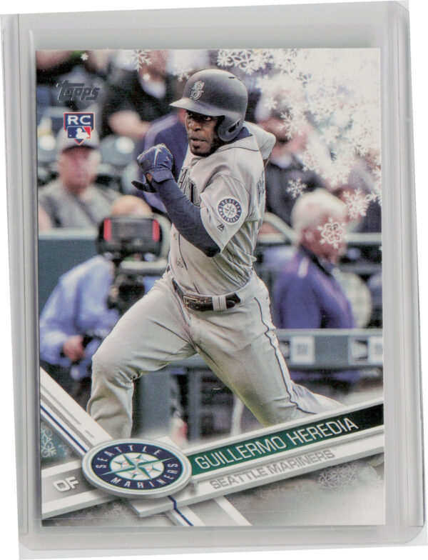 2017 Topps Holiday Guillermo Heredia RC #HMW101 Mariners