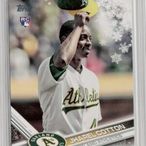 2017 Topps Holiday Jharel Cotton RC #HMW123 Athletics