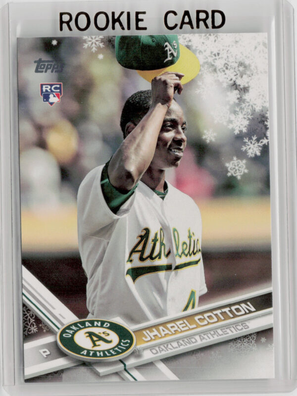 2017 Topps Holiday Jharel Cotton RC #HMW123 Athletics