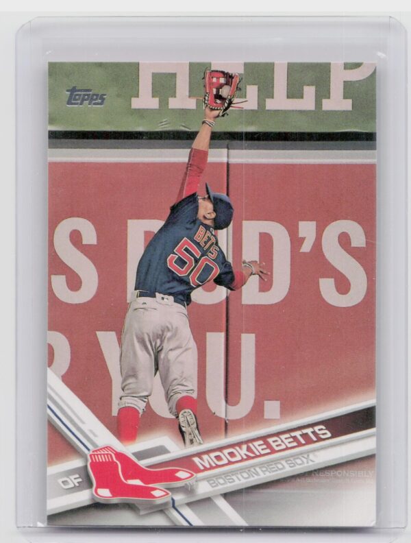 2017 Topps Mookie Betts #161 Red Sox