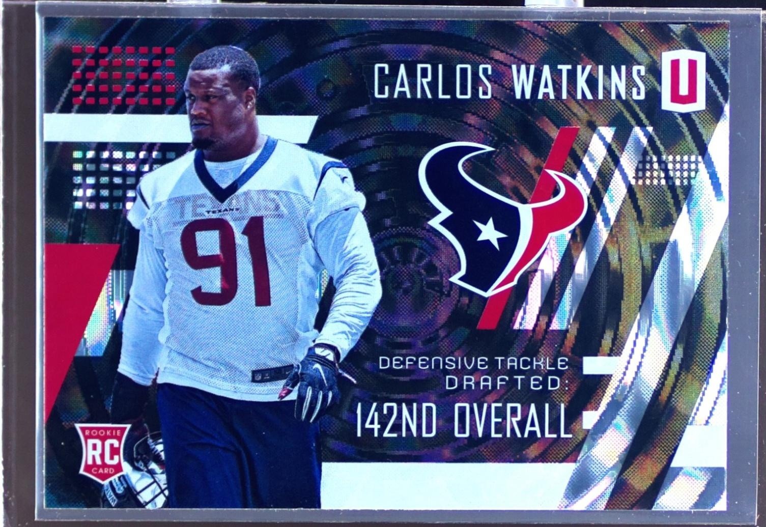 2017 Unparalleled Carlos Watkins RC #274 Texans