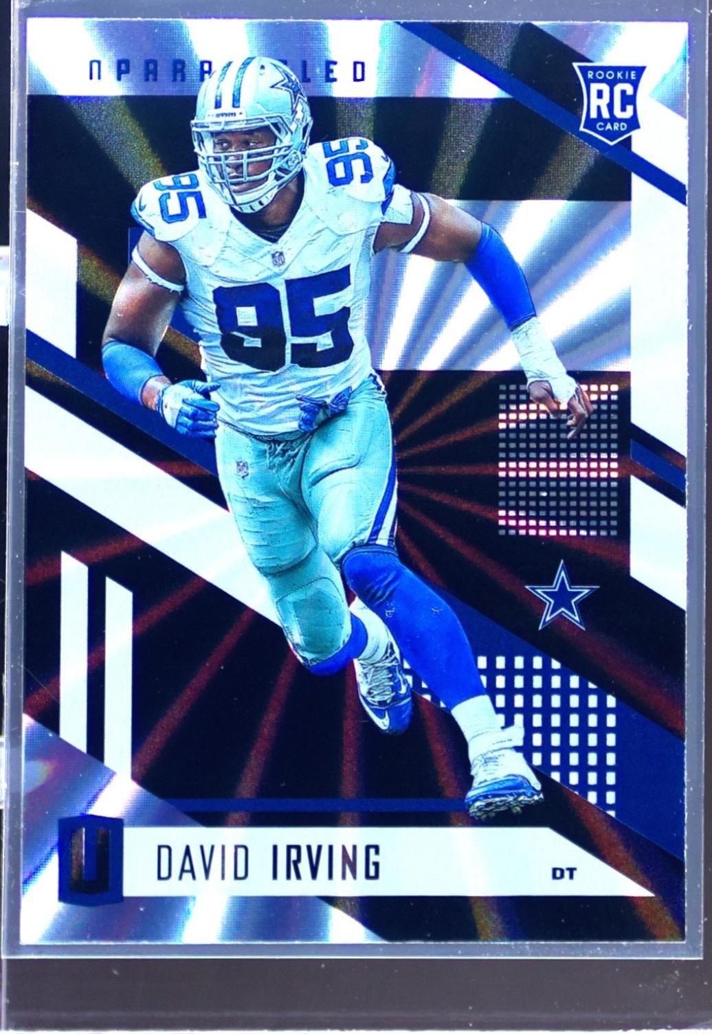 2017 Unparalleled David Irving RC #102 Cowboys