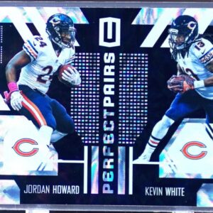 2017 Unparalleled Jordan Howard / Kevin White #PA-6 Bears Perfect Pairs