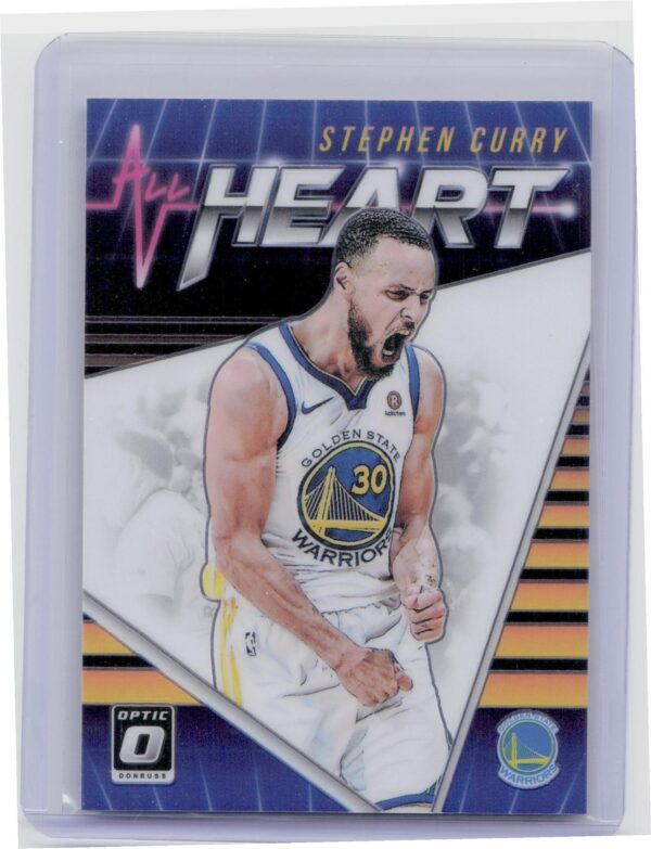 2018-19 Donruss Optic Stephen Curry #20 Warriors All Heart