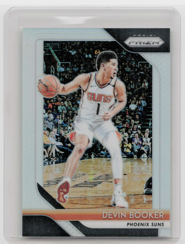 2018-19 Panini Prizm Devin Booker Prizms Silver #11 Suns