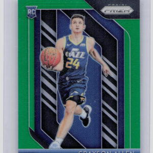 2018-19 Panini Prizm Grayson Allen Prizms Green #123 Jazz