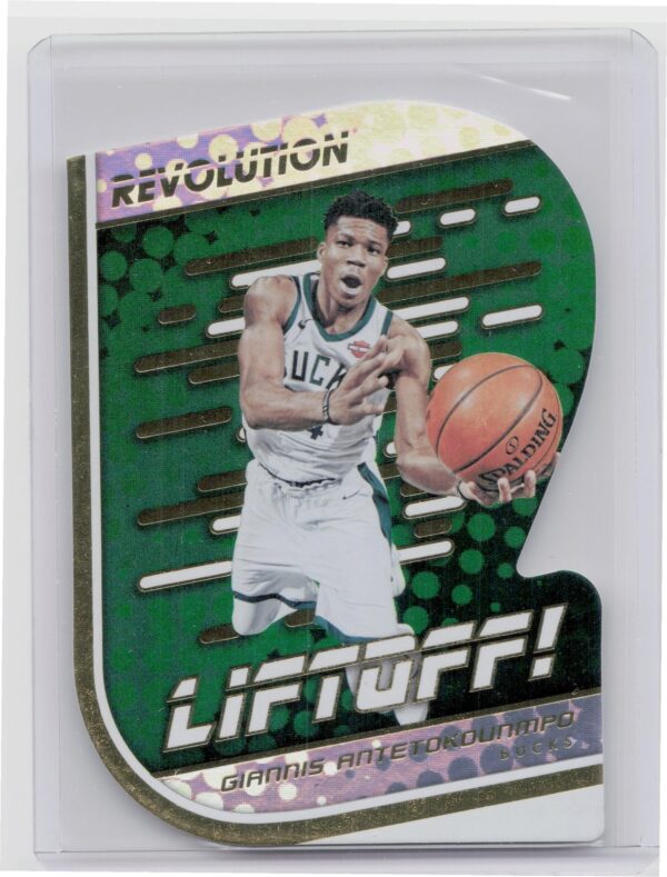 2018-19 Panini Revolution Giannis Antetokounmpo #2 Bucks Liftoff!