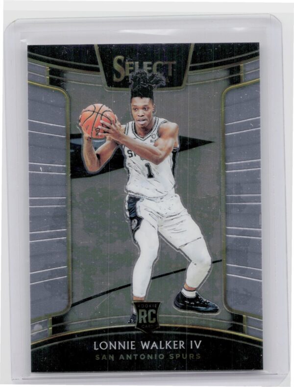 2018-19 Panini Select Lonnie Walker IV RC #77 Spurs