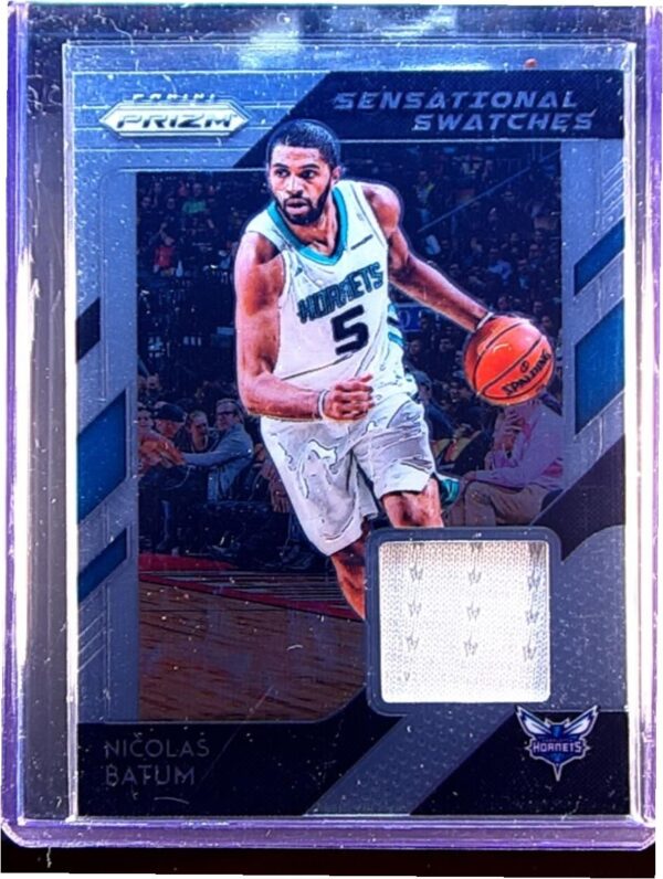 2018-19 Prizm Nicolas Batum JSY #16 Hornets Sensational Swatches