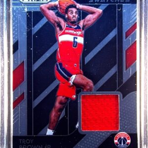 2018-19 Prizm Troy Brown Jr. JSY #98 Wizards Sensational Swatches