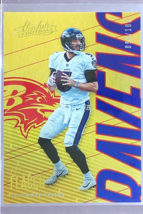2018 Absolute Joe Flacco Spectrum Red /100 #7 Ravens