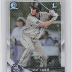 2018 Bowman Draft Grant Lavigne Chrome Refractors #BDC-186 Rockies