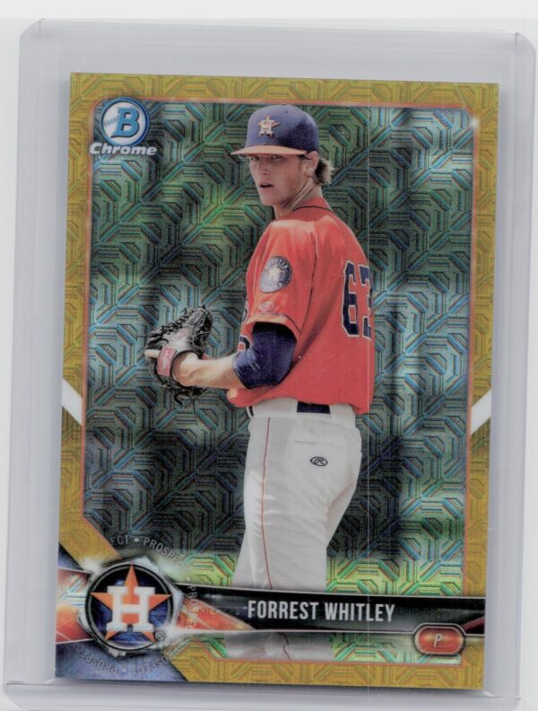 2018 Bowman Forrest Whitley /50 #BCP147 Astros Chrome Prospects Mojo Refractor
