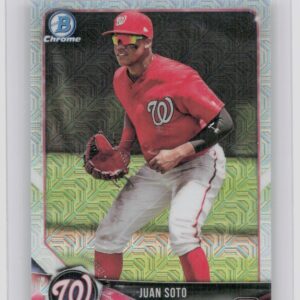 2018 Bowman Juan Soto #BCP52 Nationals Chrome Prospects