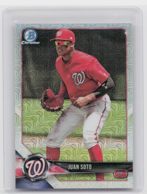 2018 Bowman Juan Soto #BCP52 Nationals Chrome Prospects