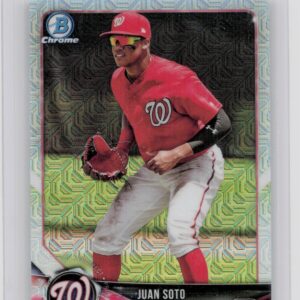 2018 Bowman Juan Soto #BCP52 Nationals Chrome Prospects Mojo Refractor