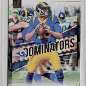 2018 Donruss Jared Goff #D-7 Rams Dominators