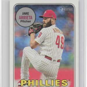 2018 Heritage Jake Arrieta SP VAR #721 Phillies