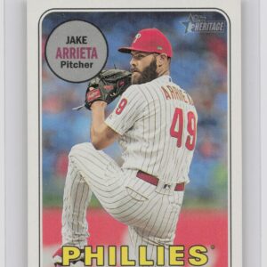 2018 Heritage Jake Arrieta SP VAR #721 Phillies