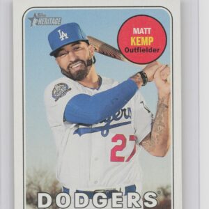 2018 Heritage Matt Kemp SP VAR #713 Dodgers