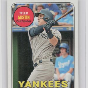 2018 Heritage Tyler Austin SP VAR #696 Yankees