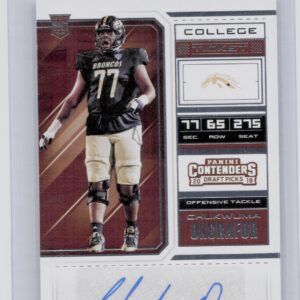 2018 Panini Contenders Draft Picks Chukwuma Okorafor AU #171 Broncos