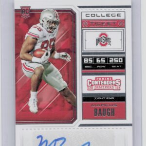 2018 Panini Contenders Draft Picks Marcus Baugh AU #202 Buckeyes