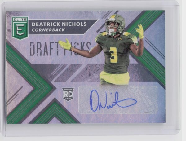 2018 Panini Elite Draft Picks Deatrick Nichols AU #244 Bulls Draft Picks Autogra