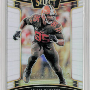 2018 Panini Select Myles Garrett Silver Prizm #32 Browns