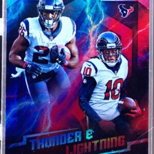 2018 Playoff DeAndre Hopkins / Lamar Miller #11 Texans Thunder & Lightning