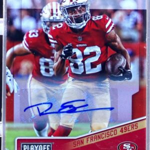 2018 Playoff Richie James Auto RC #266 49ers Rookies Autographs