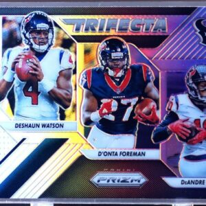 2018 Prizm DeAndre Hopkins / D’Onta Foreman / Deshaun Watson #TRI-HOU Texans