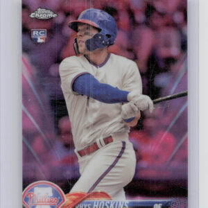 2018 Topps Chrome Update Rhys Hoskins Pink Refractor #HMT28 Phillies