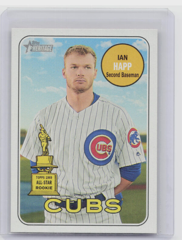 2018 Topps Heritage Ian Happ SP VAR #63 Cubs
