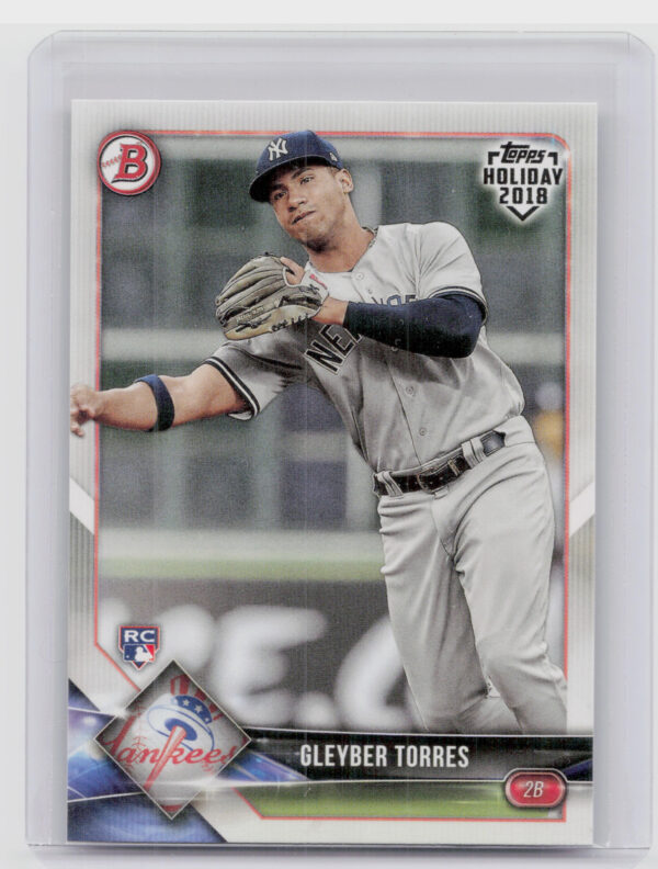 2018 Topps Holiday Bowman Gleyber Torres RC #TH-GT Yankees