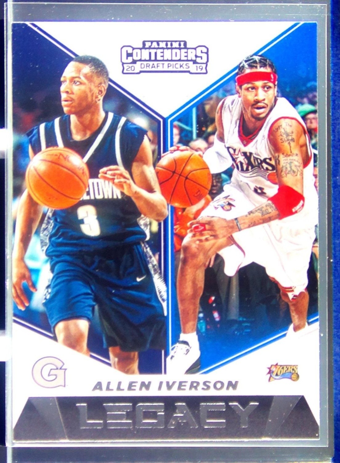 2019-20 Contenders Draft Picks Allen Iverson #8 76ers Legacy