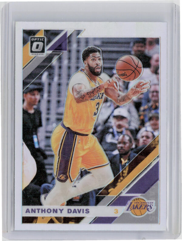 2019-20 Donruss Optic Anthony Davis Holo #90 Lakers