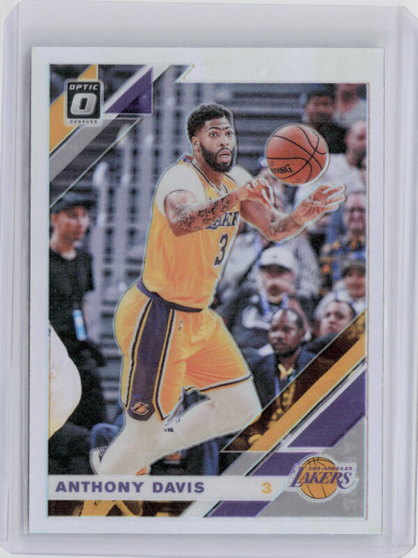 2019-20 Donruss Optic Anthony Davis Holo #90 Lakers