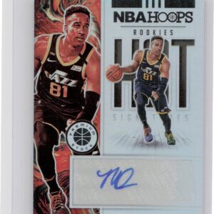 2019-20 Hoops Premium Stock Miye Oni Auto #HS-MON Jazz Hot Signatures Rookies
