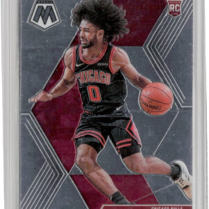 2019-20 Panini Mosaic Coby White RC #211 Bulls