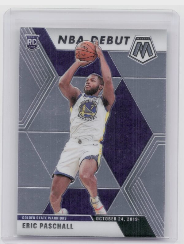 2019-20 Panini Mosaic Eric Paschall #272 Warriors